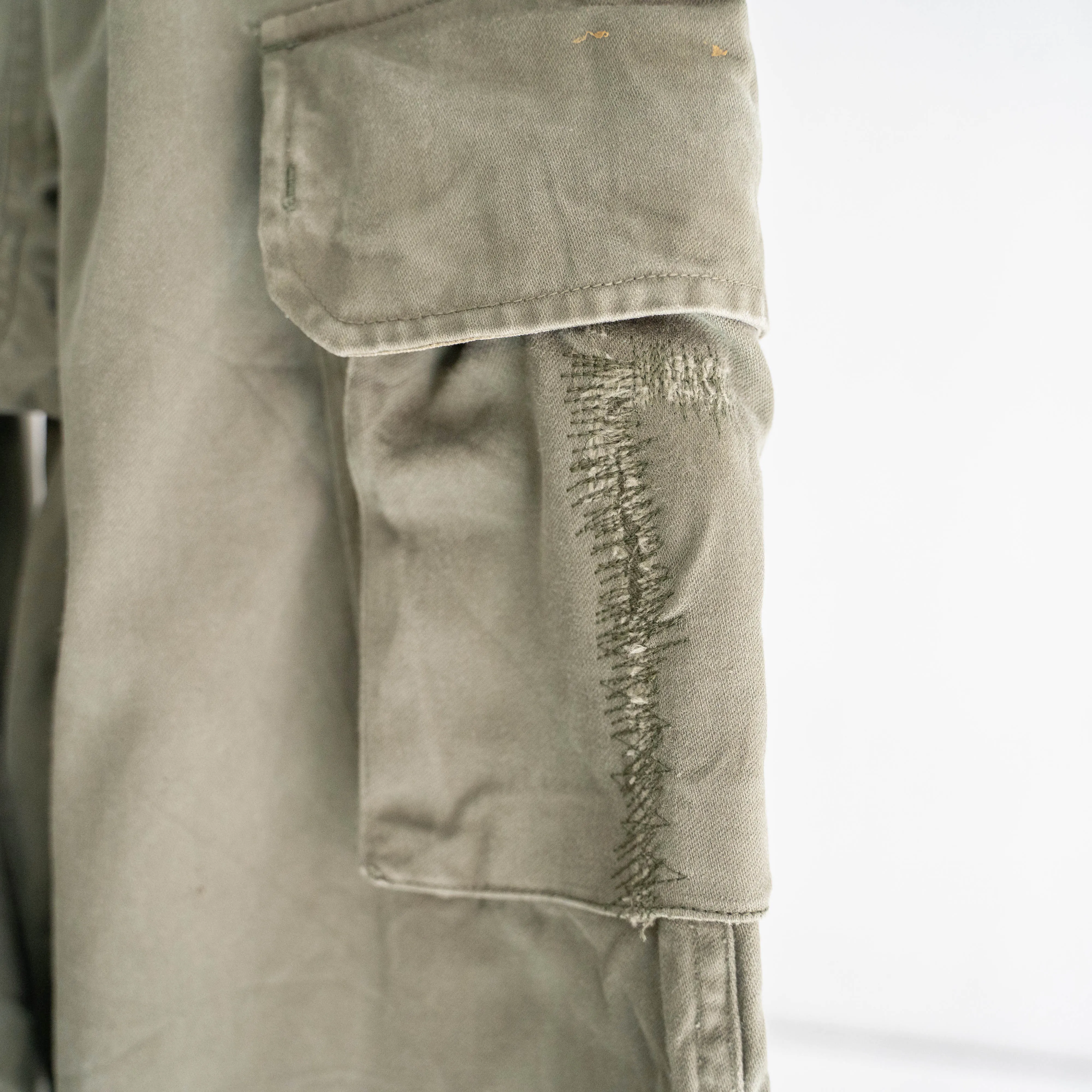 1960-70s French military m64 cargo pants -5　