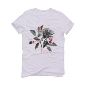 Air Jordan 5 GS Pink Foam White T-Shirt (Roses)