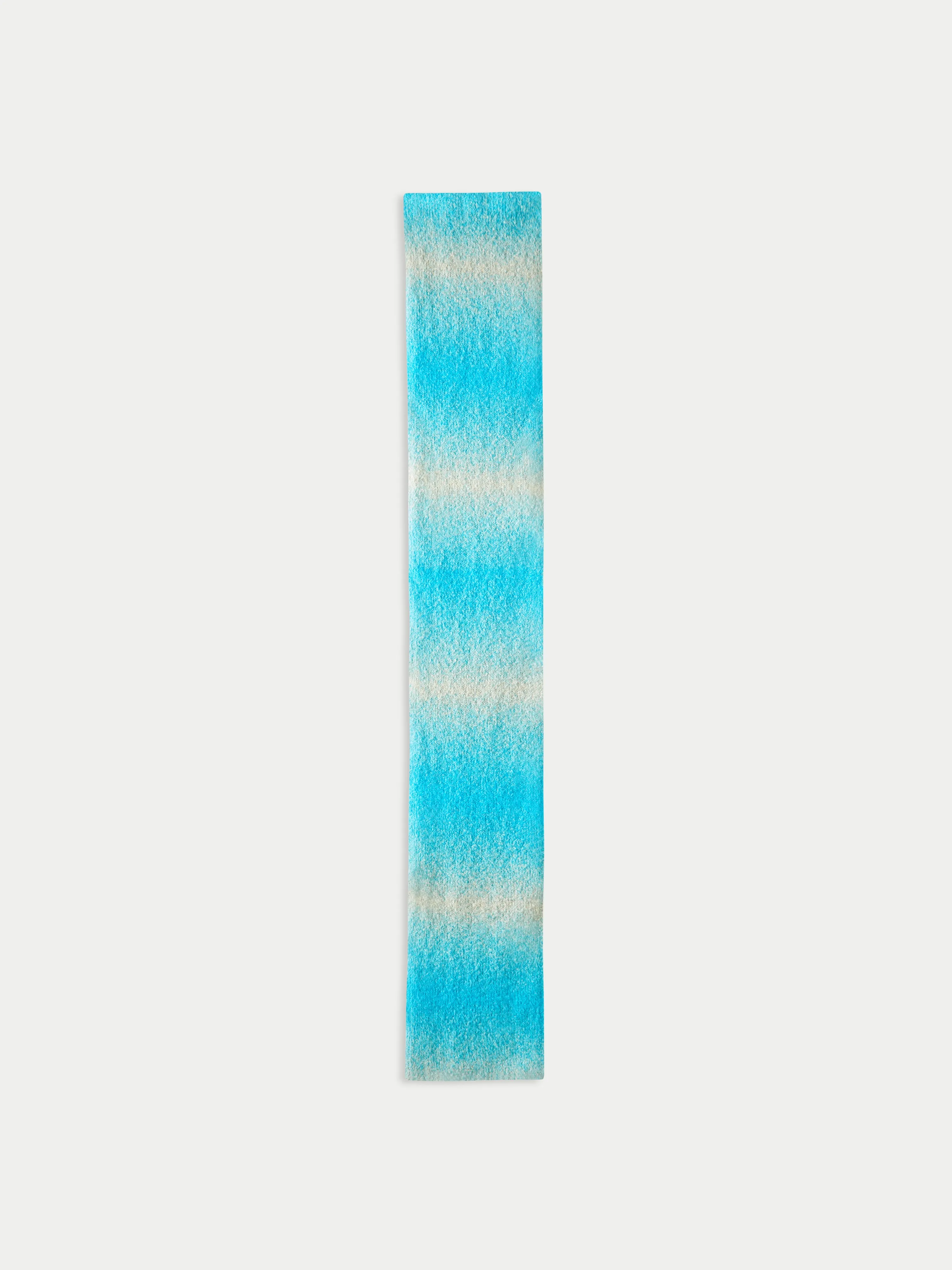 Alpaca Blend Space Dye Scarf | Blue