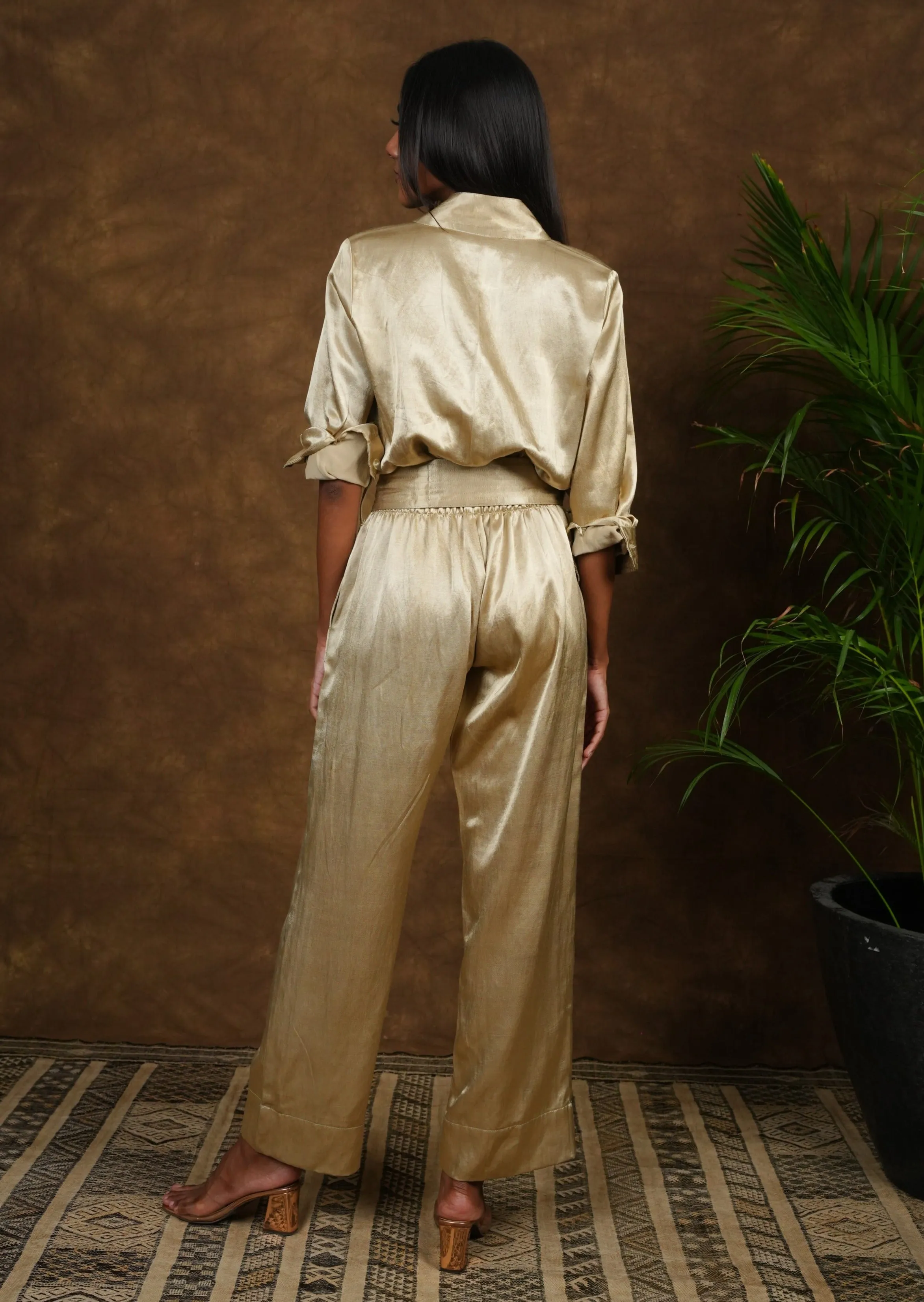 Anusha Jumpsuit - Gold