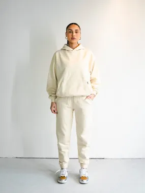 Archive Logo Baggy Sweat Pants - Stone