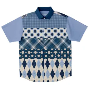 Blueberry Hill Button Short Sleeve Down Shirt