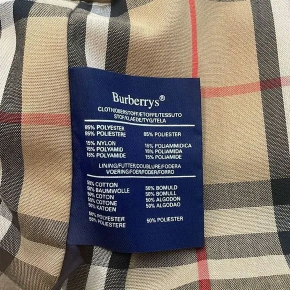 BurberryMen’sLong Plaid Lined Coat