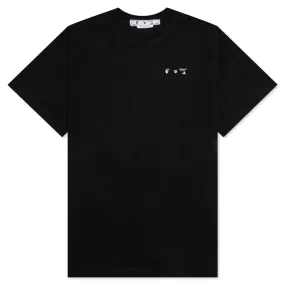 Caravaggio Paint Slim S/S Tee - Black/White