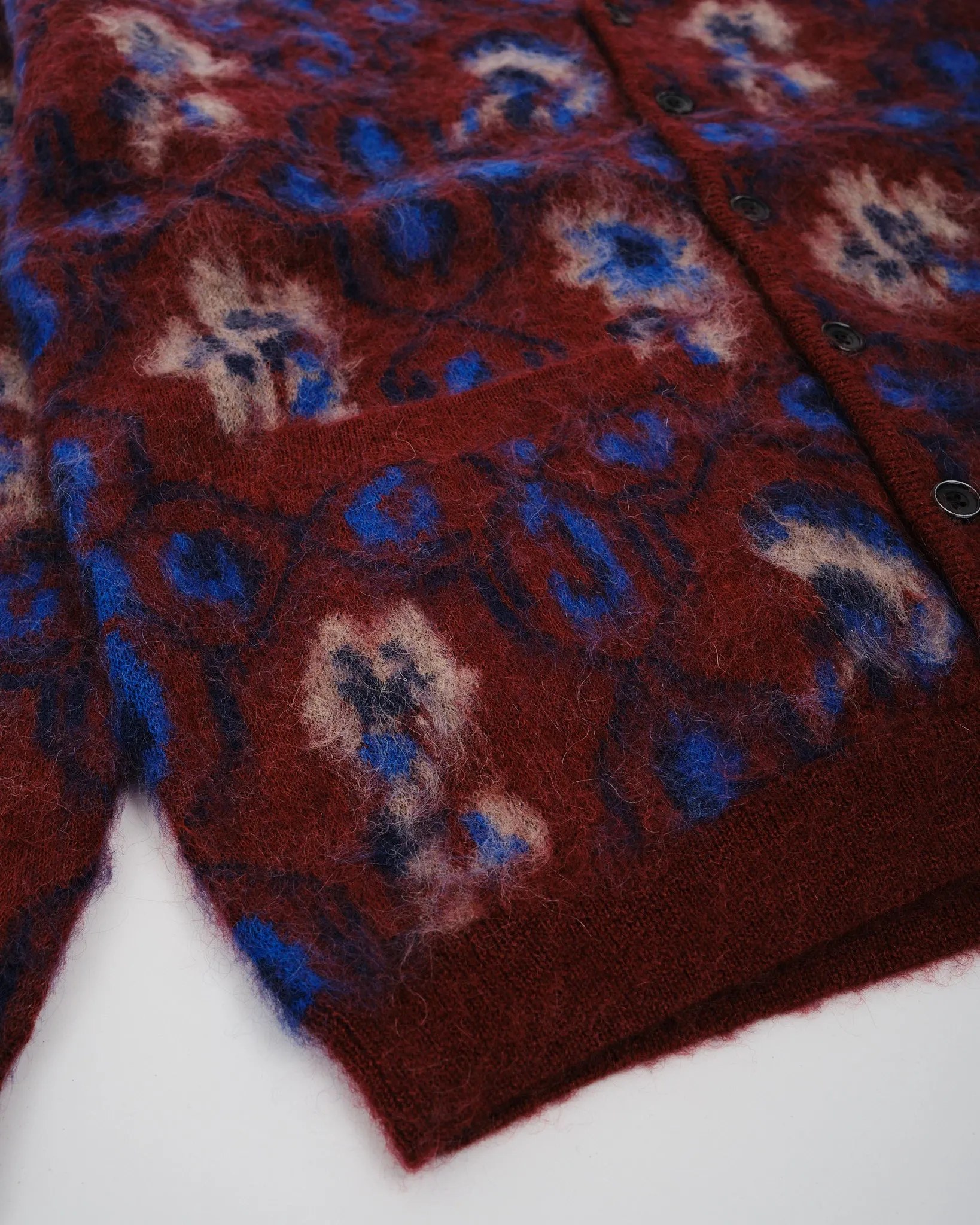 Cardigan Botanical Burgundy