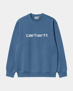 Carhartt Sweatshirt | Sorrent / White