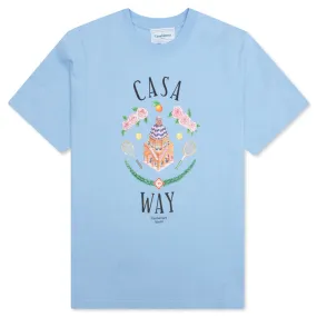 Casa Way T-Shirt - Pale Blue