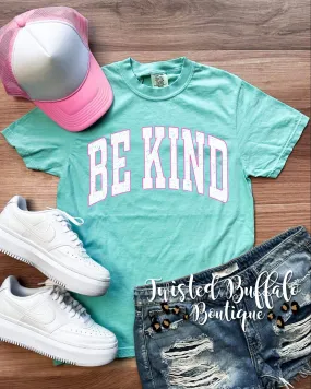 Chalky Mint {BE KIND} Crew Neck Tee