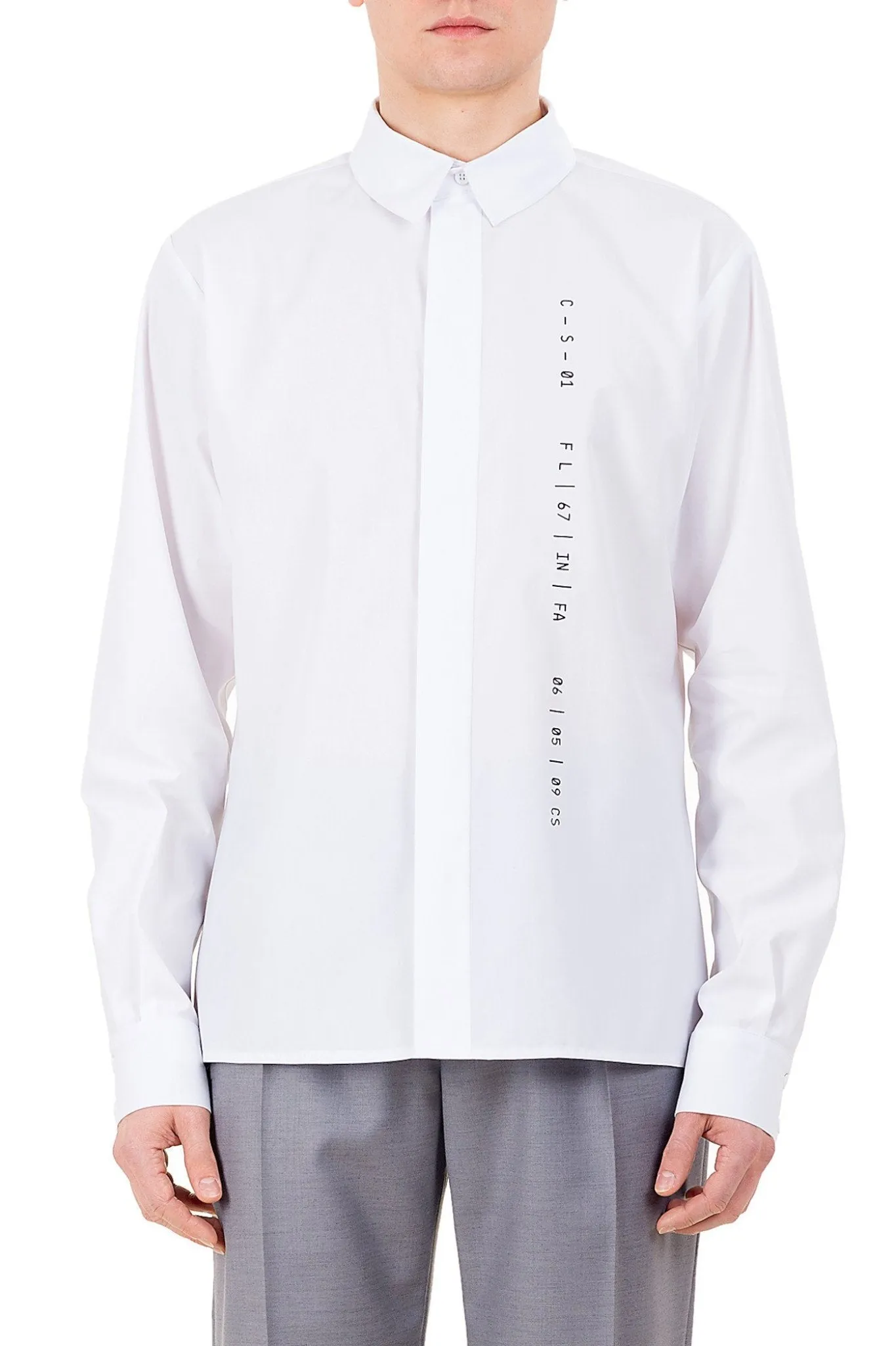 Classic Coded Shirt White