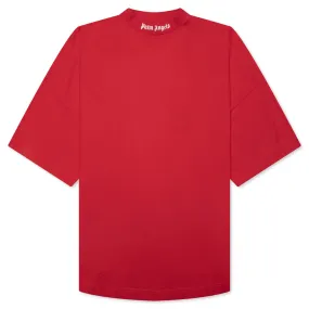 Classic Logo Over Tee - Red/White