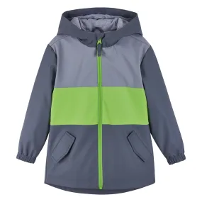 Colorblock Raincoat