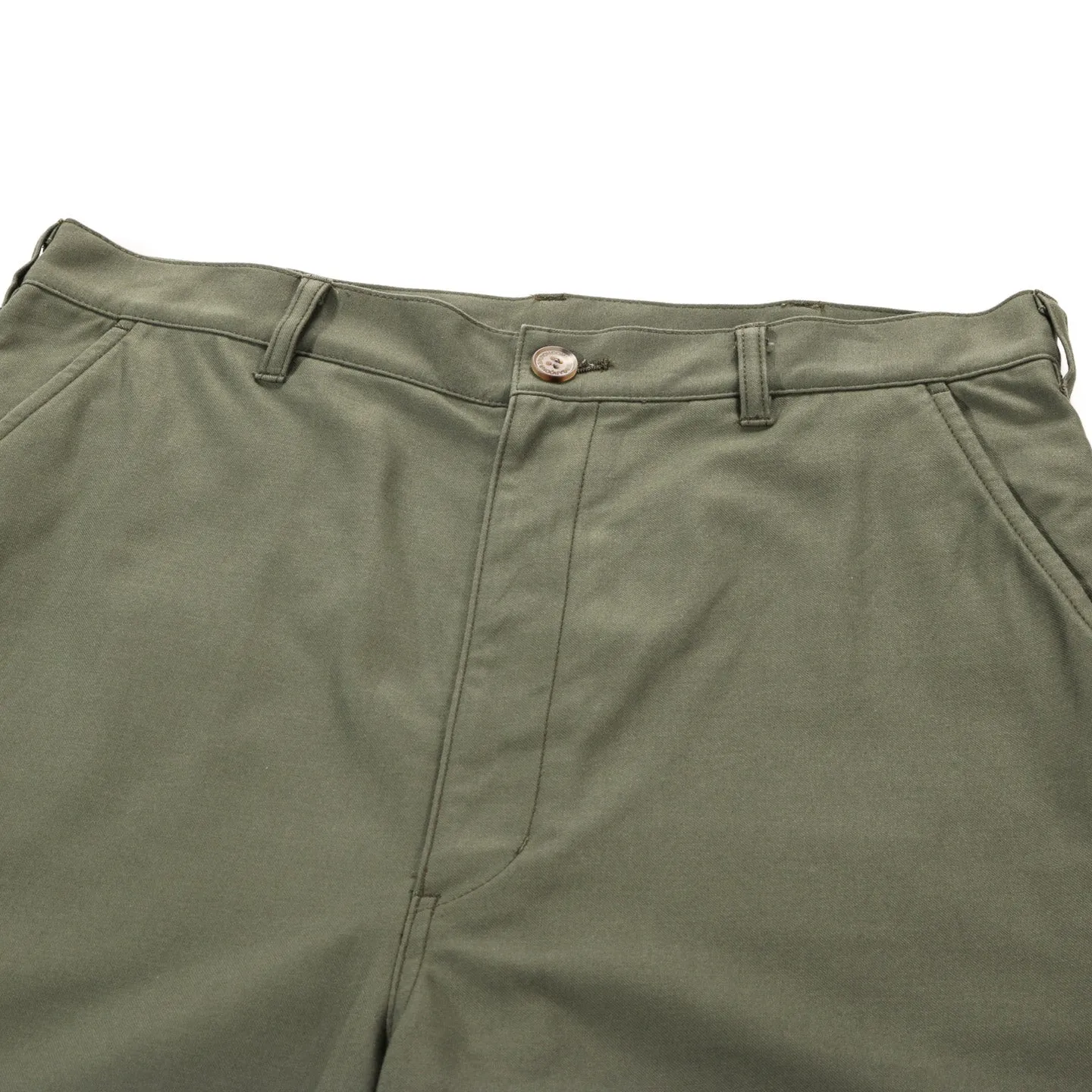 COMME DES GARCONS HOMME P020 WIDE CHINO PANT KHAKI