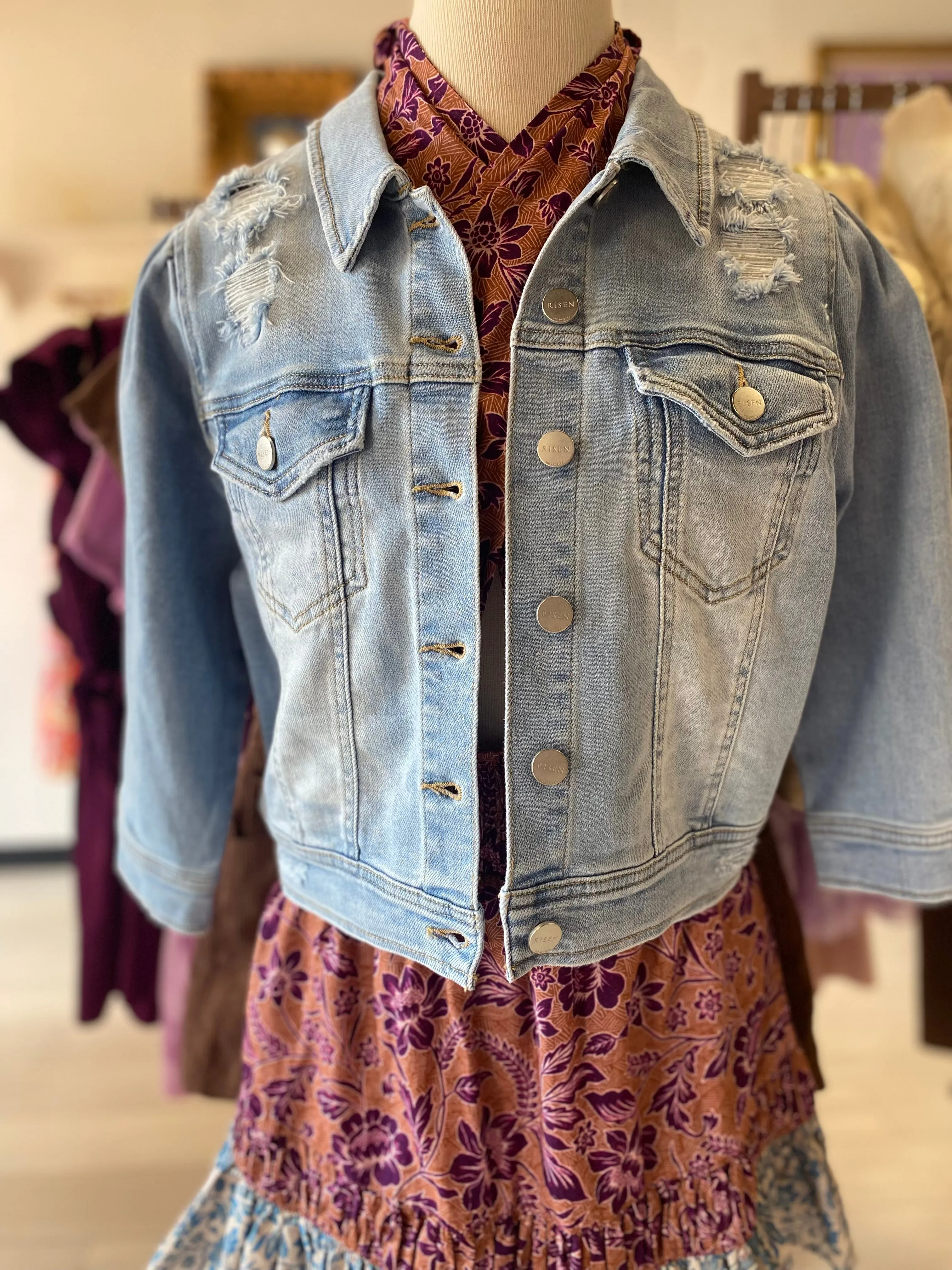 Crop It Denim Jacket