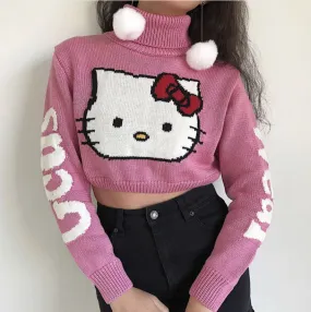 CUTE ''HELLO KITTY'' KNIT SWEATER BY21033