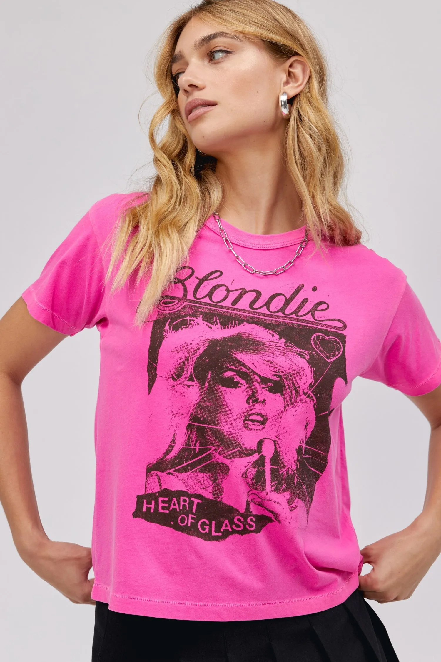 Daydreamer - Blondie - Daydreamer - Heart of Glass Show Flyer Ringer Tee