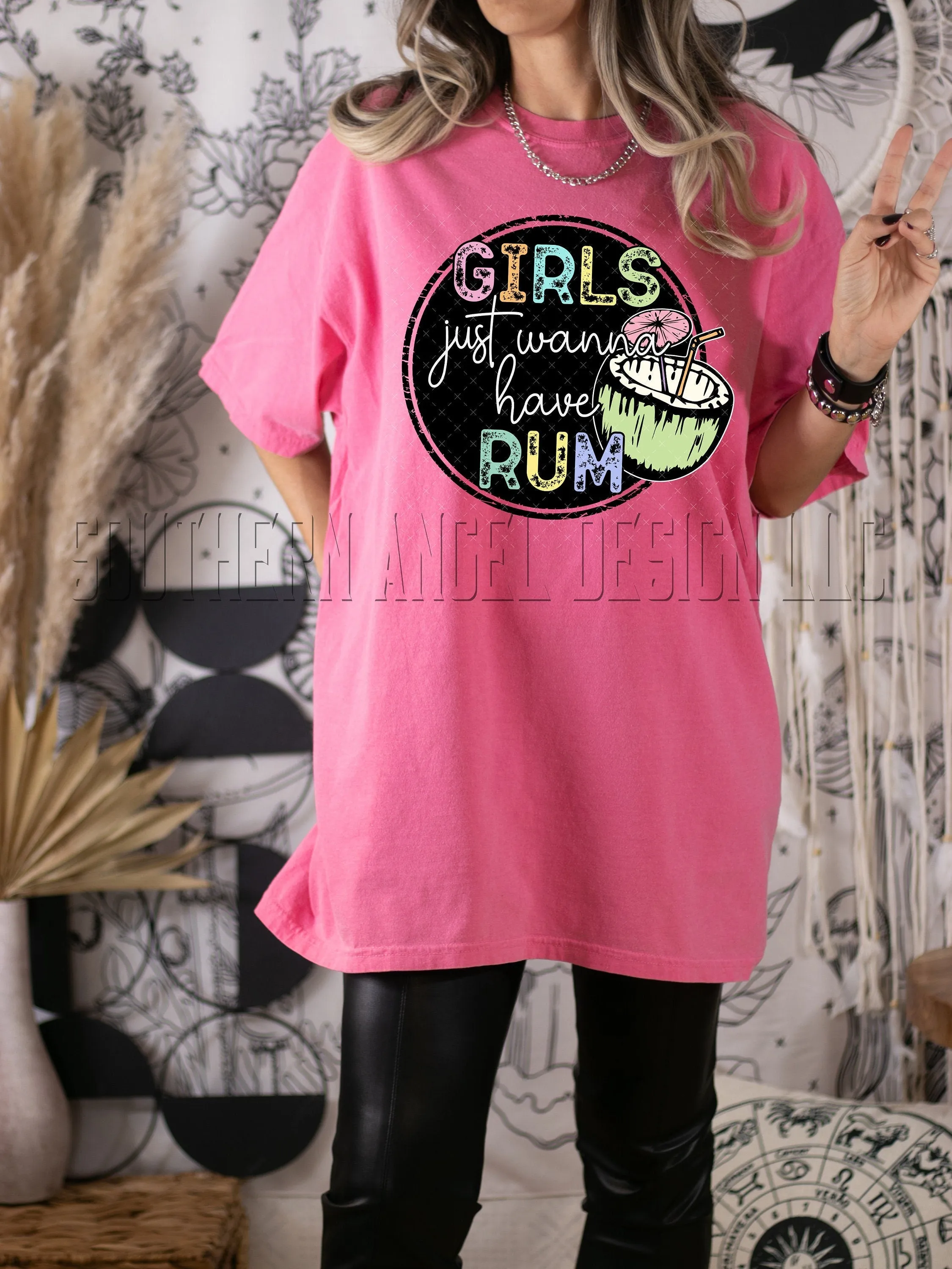 Girl's Just Wanna Have Rum t-shirt