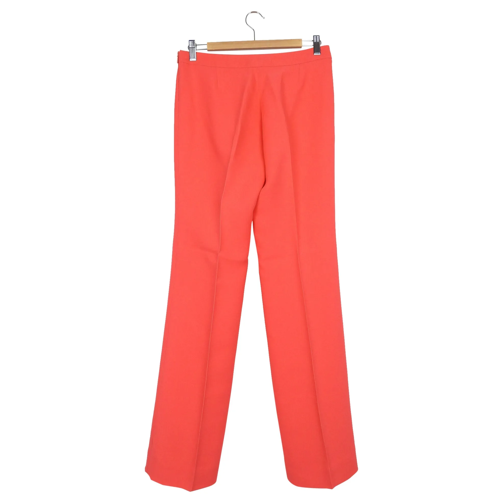 Gucci Salmon Pink Silk Pleated Trouser - 40