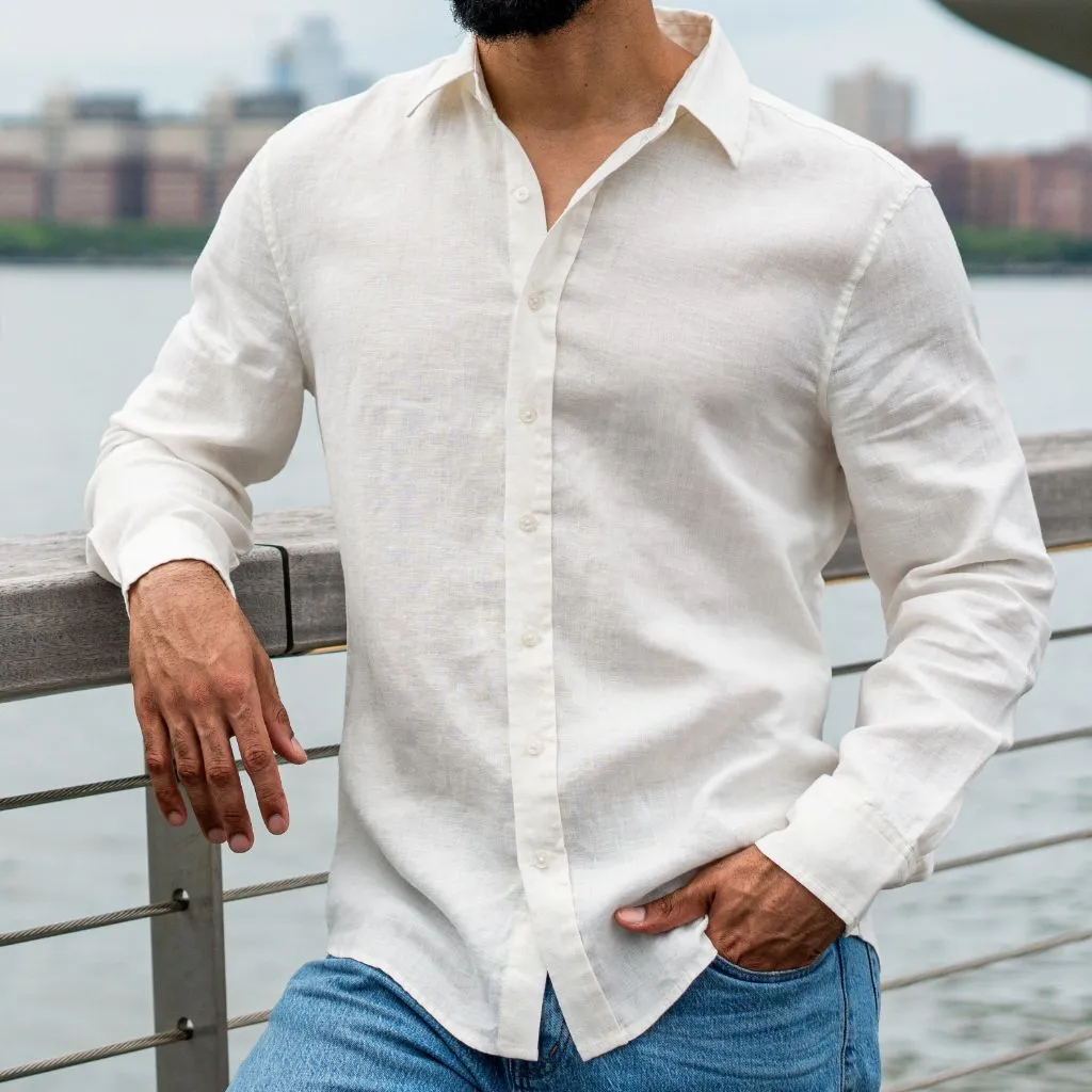 Linen Shirt | White