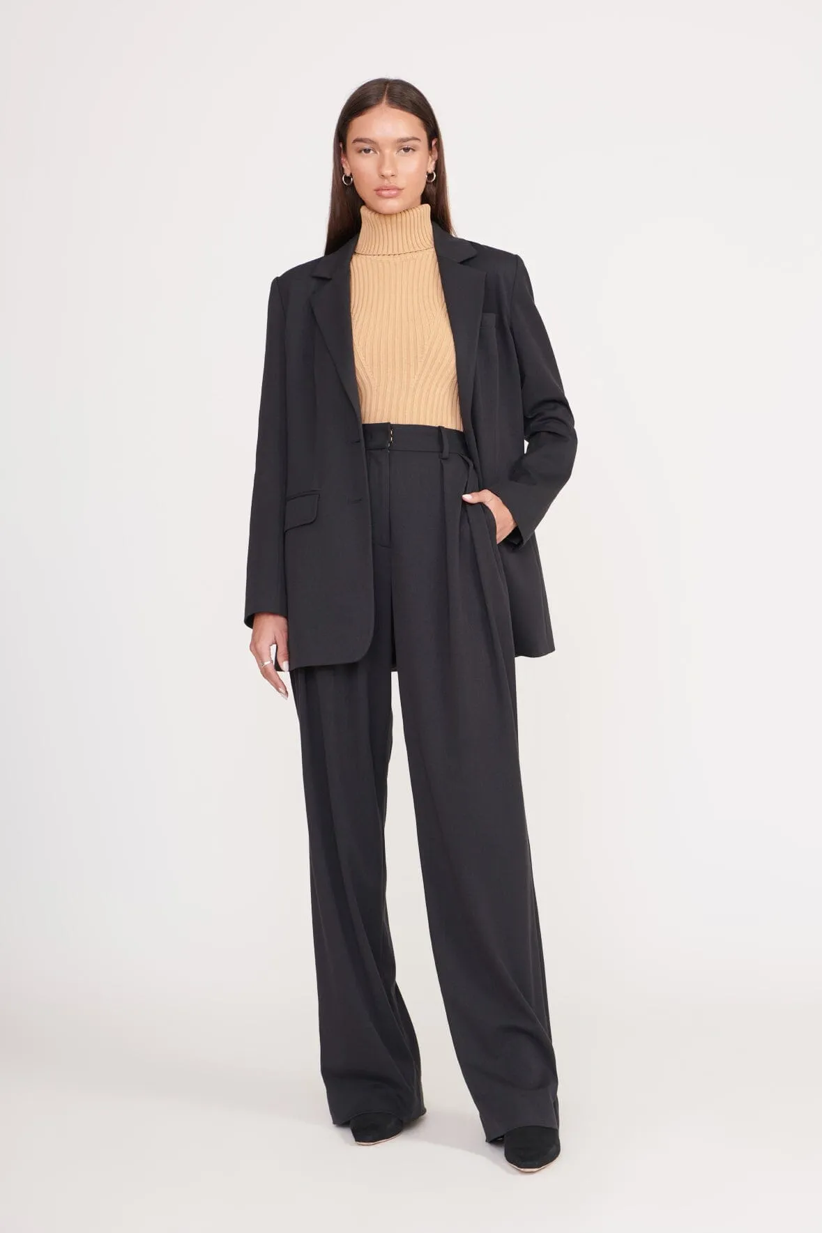 LUISA PANT | BLACK SUITING