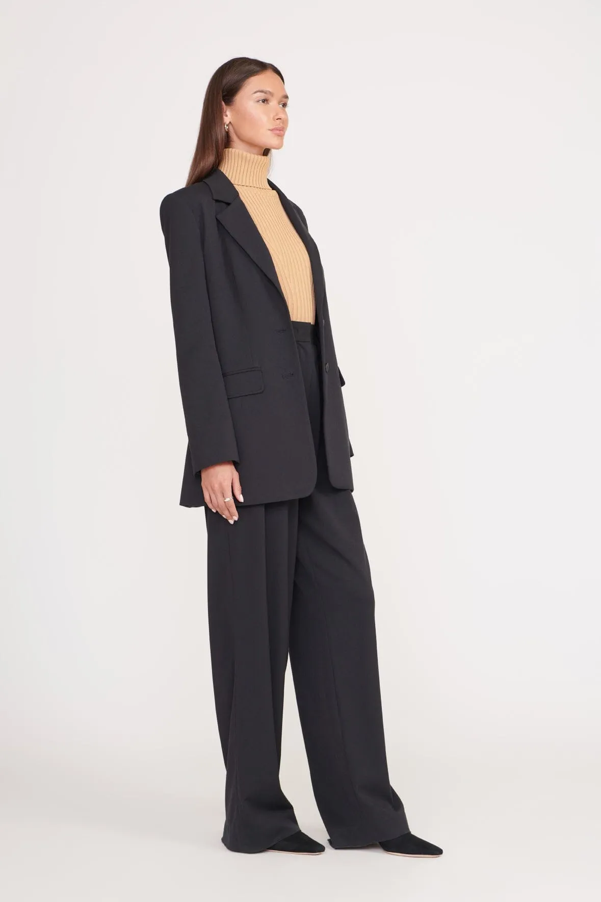 LUISA PANT | BLACK SUITING