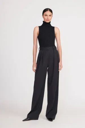 LUISA PANT | BLACK SUITING