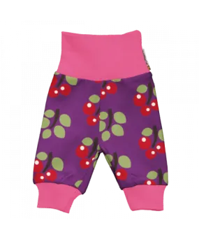 Maxomorra Arctic Berry Doll Rib Pants