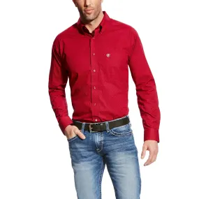 Men's Ariat Glenn Shirt True Crimson