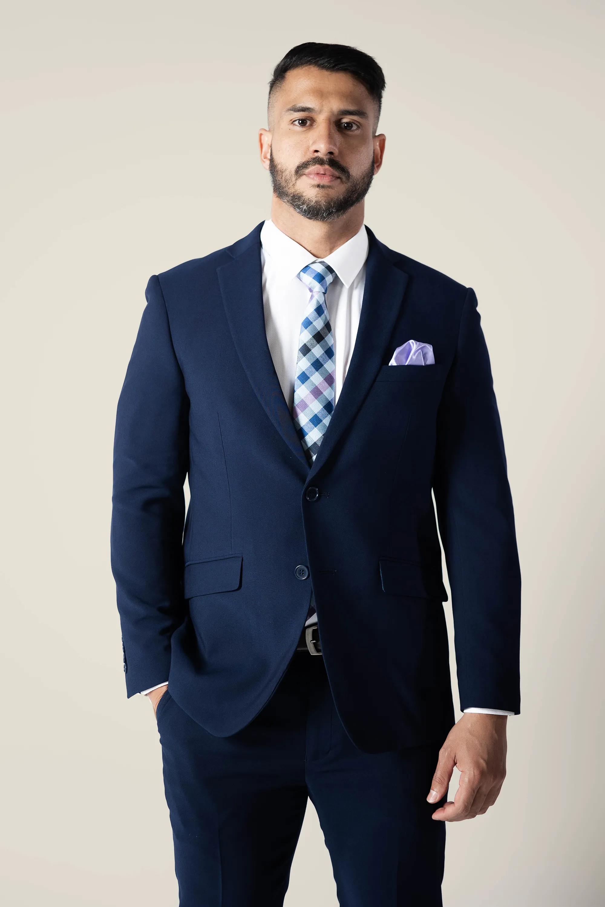 Mens Dark Horse Navy Suit