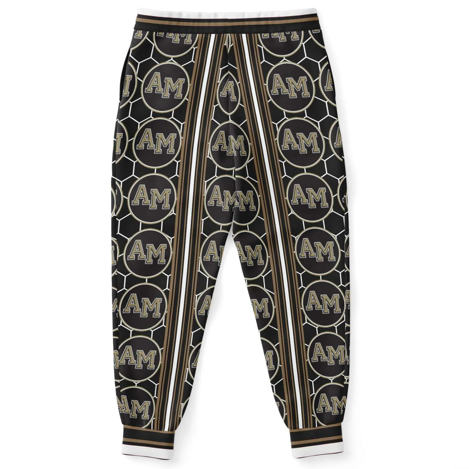 Mitty Monarchs Jet Honeycomb Unisex Fleece Joggers