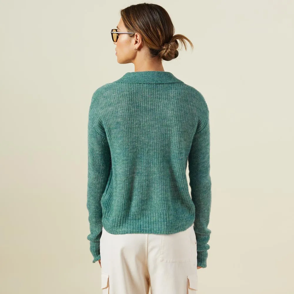 Mohair Polo Sweater