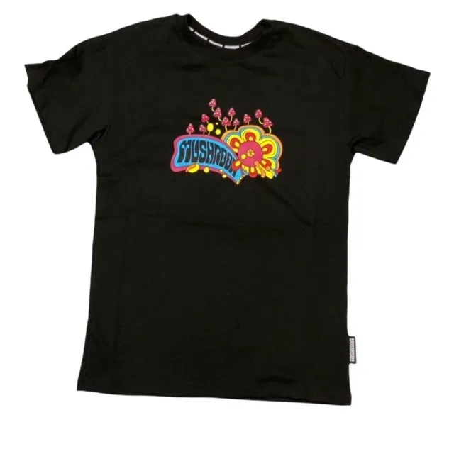 Mushroom T-shirt 19012-01 black