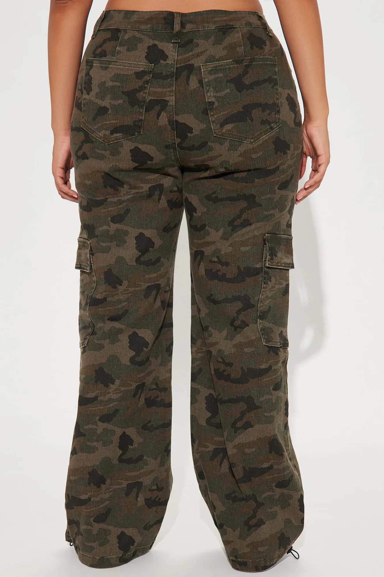 Nami Camo Cargo Jogger - Olive/combo