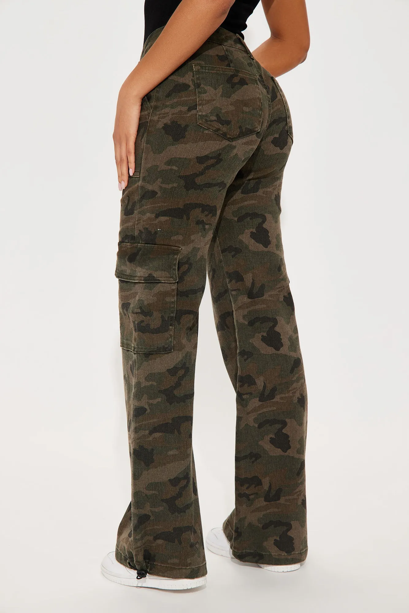 Nami Camo Cargo Jogger - Olive/combo