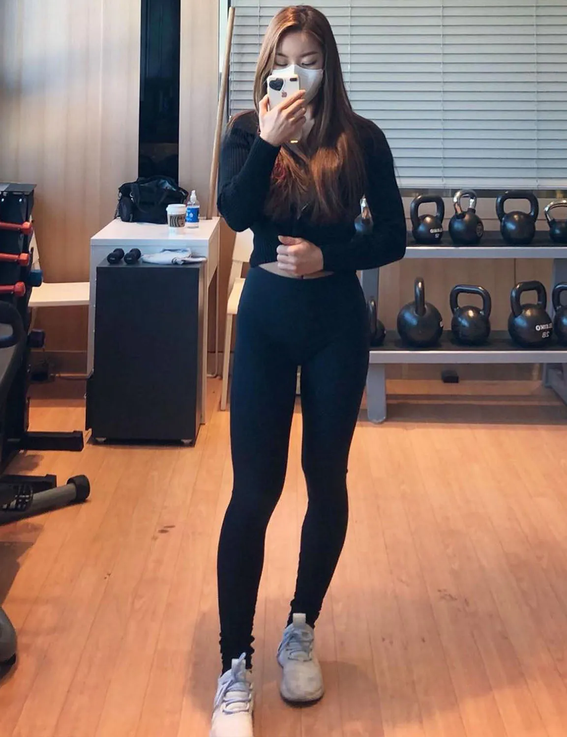 Over the Heel Yoga Pants darknavy ins