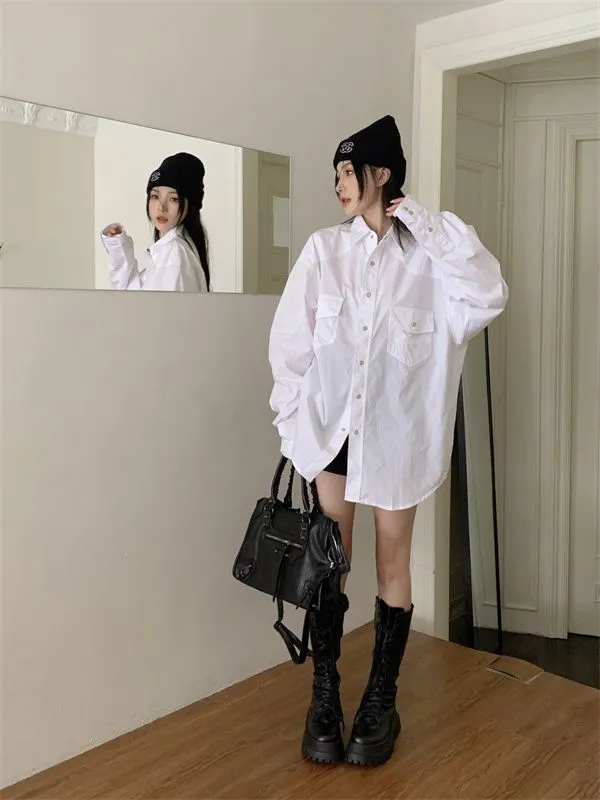 Oversized Shirt With Pockets