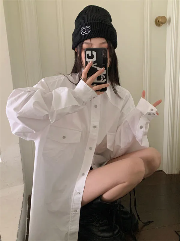 Oversized Shirt With Pockets