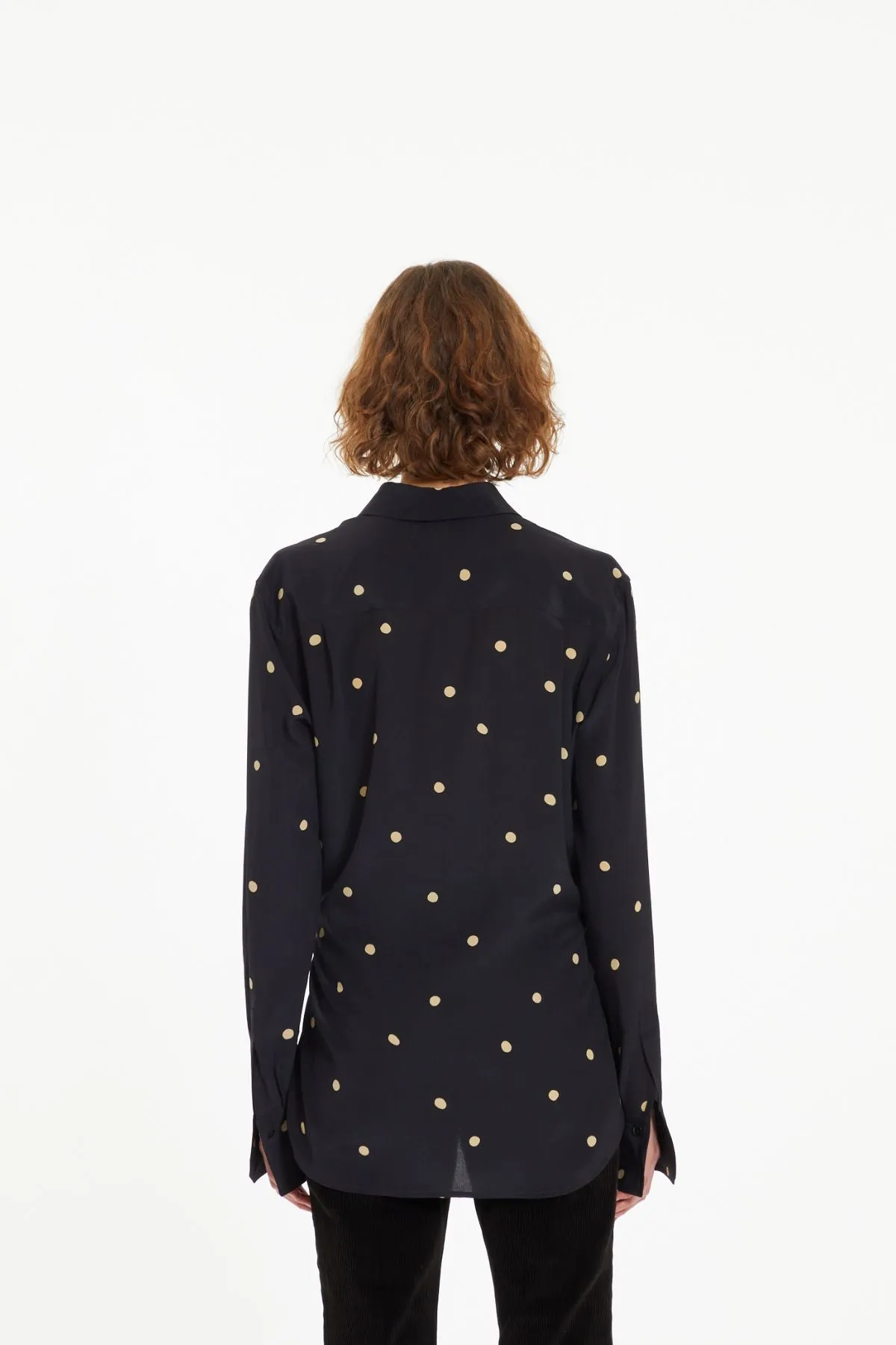 Petar Petrov Career Silk Blouse - Black Spots