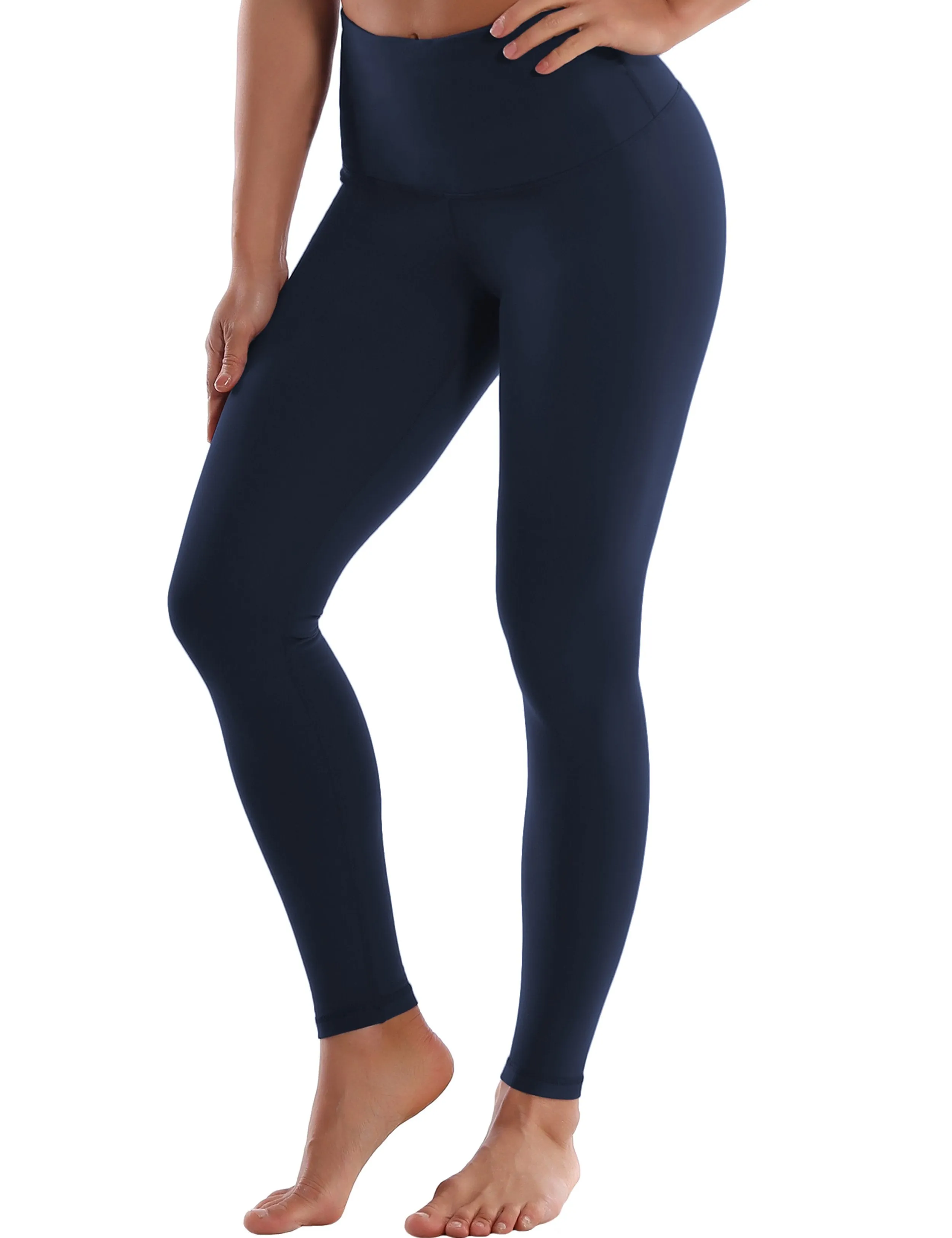 Super High Waist yogastudio Pants darknavy ins_yogastudio