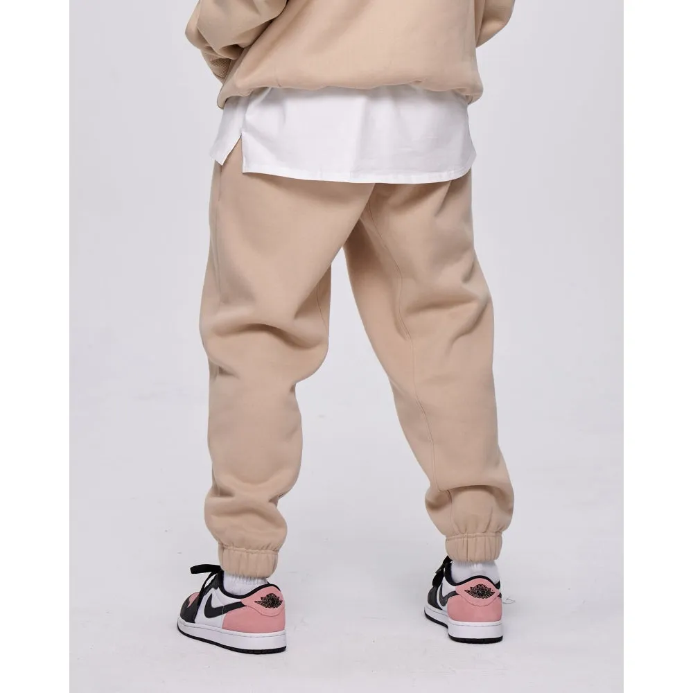 TEAMJOINED JOINED LOGO SWEATPANTS-KHAKI