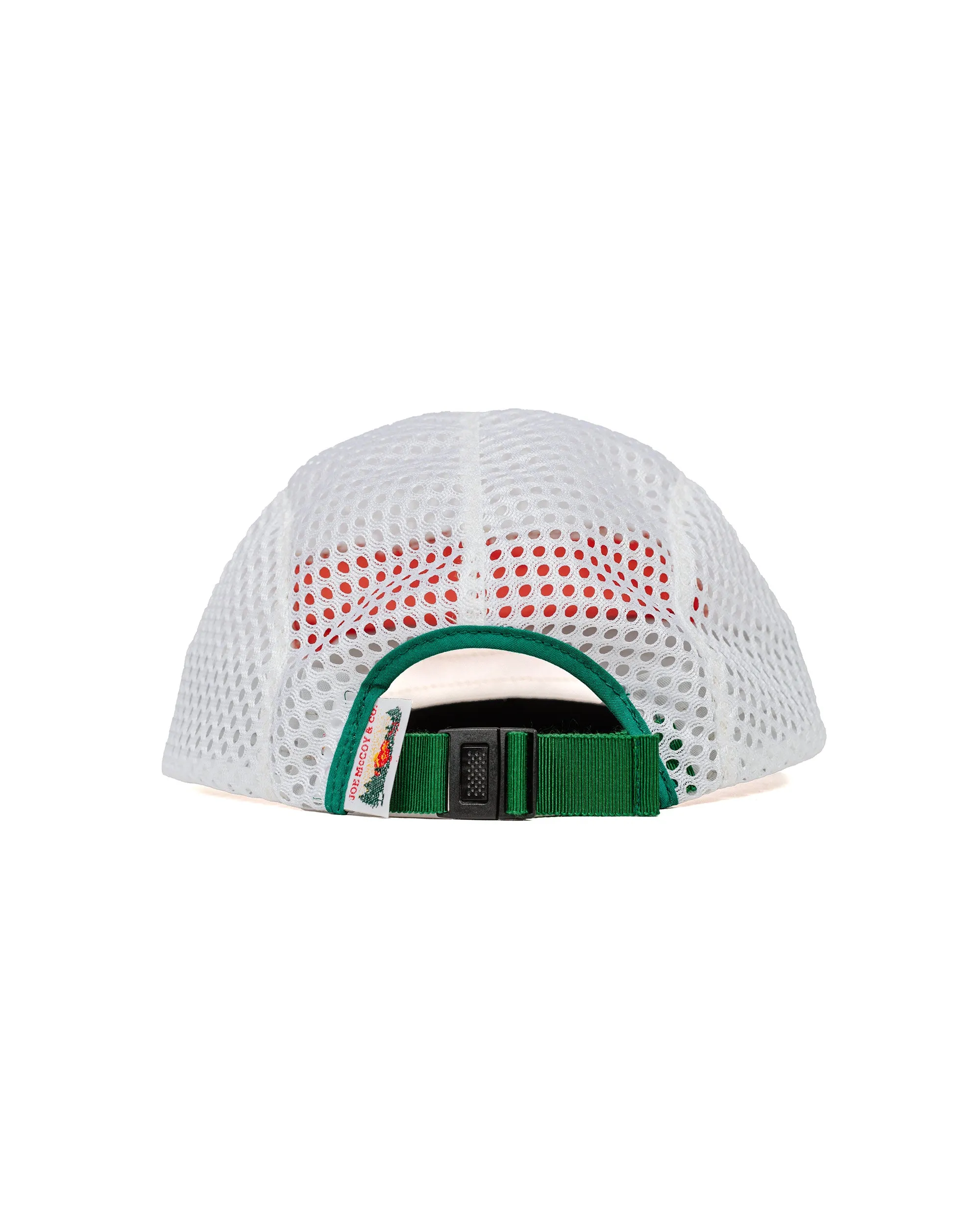 Optimized E-commerce Product Title: Authentic Real McCoys Salmon/Onyx Nylon-Mesh Hiking Cap