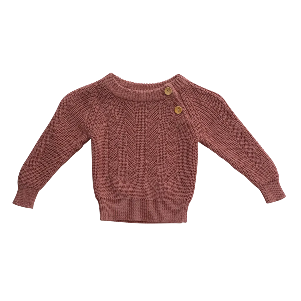 Two Darlings | Terracotta Knitted Sweater