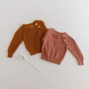 Two Darlings | Terracotta Knitted Sweater