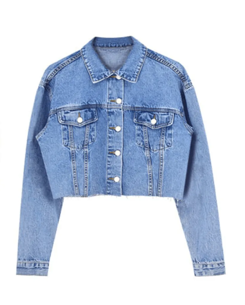 Valentina Denim Crop Jacket