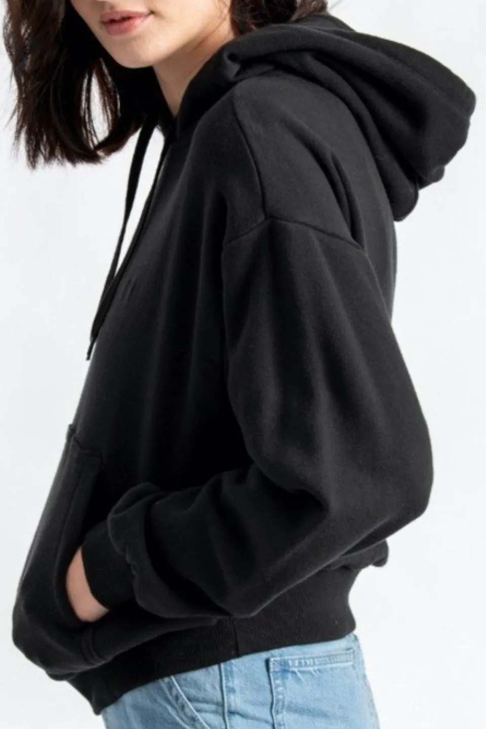 Vintage Dye Black Hoodie