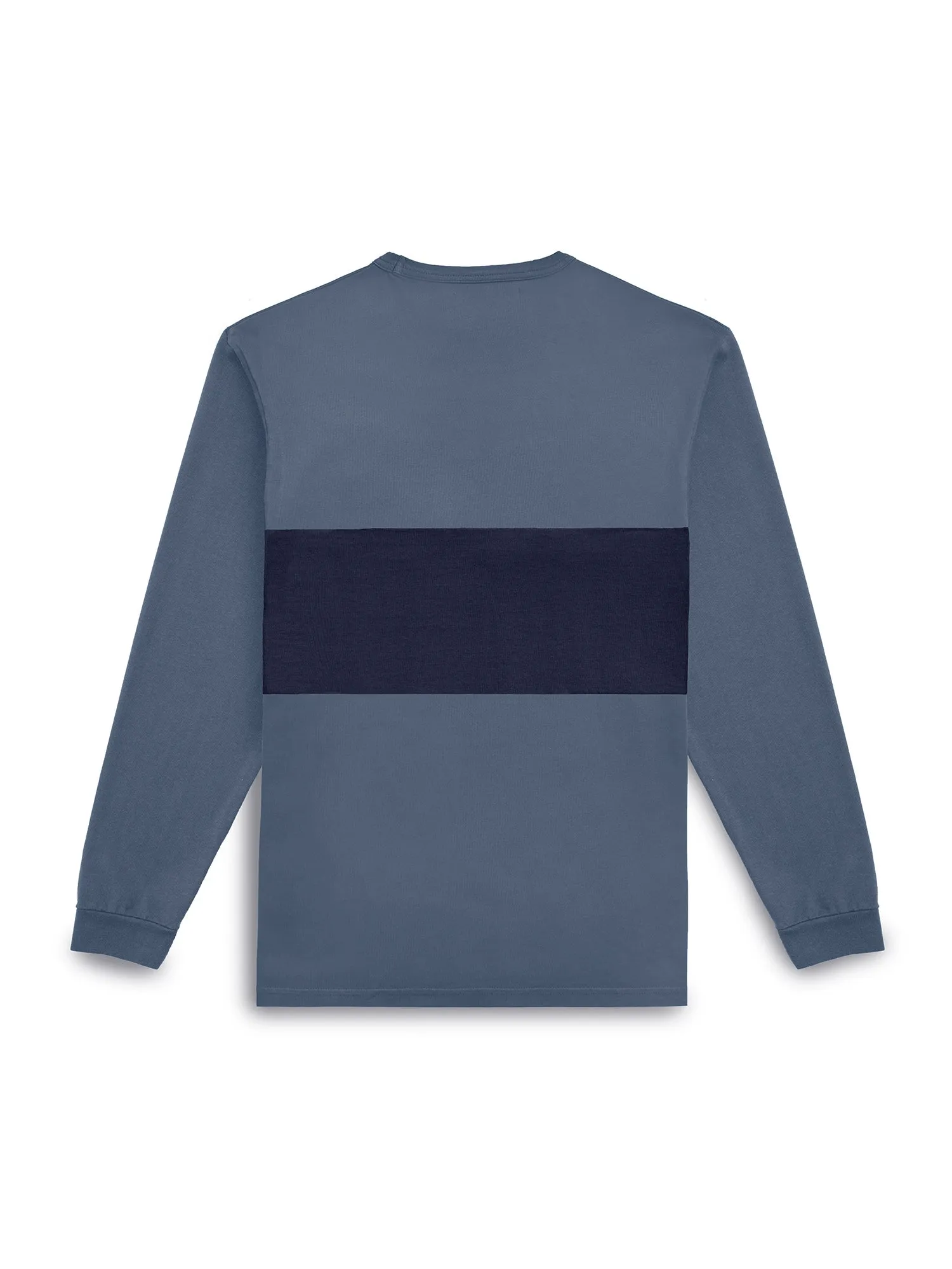 Warren Long Sleeve T-shirt - Flycatcher Blue / Hawk Navy